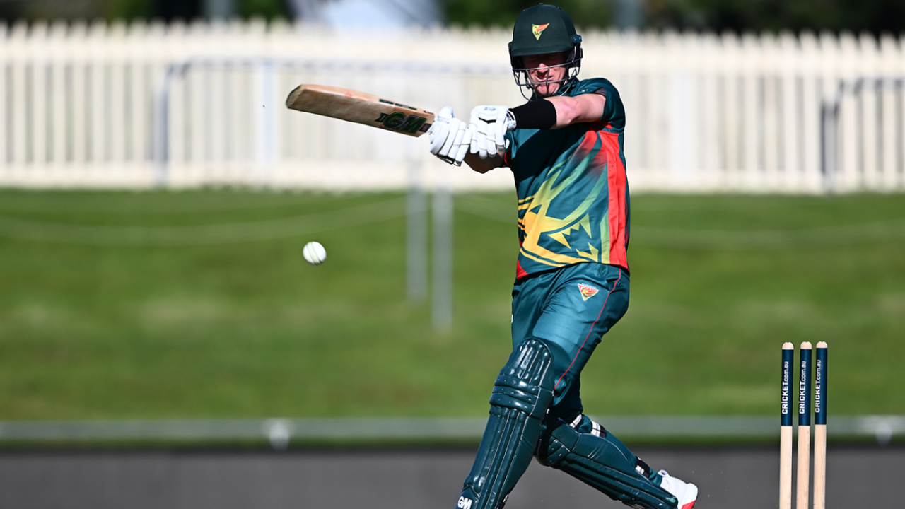 Jordan Silk controlled Tasmania's chase, Tasmania vs Western Australia, One-Day Cup, Hobart, October 20, 2025