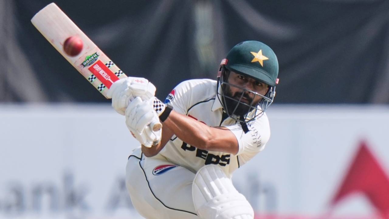 Saud Shakeel made a patient 66, Pakistan vs South Africa, 2nd Test, Rawalpindi, 2nd day, October 21, 2025