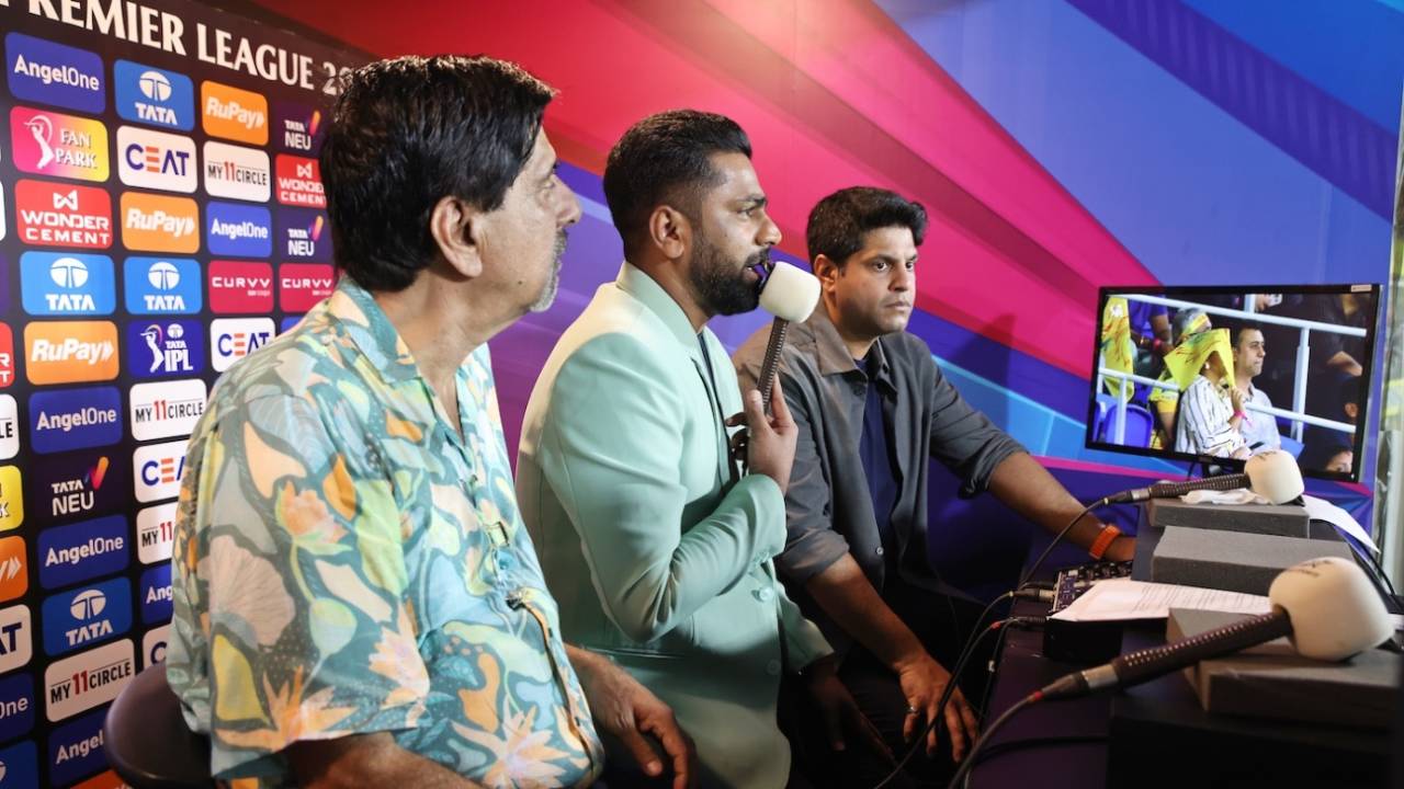Kris Srikkanth, Abhinav Mukund and Anirudha Srikkanth do Tamil commentary, Chennai Super Kings vs Sunrisers Hyderabad, IPL 2025, Chennai, April 25, 2025