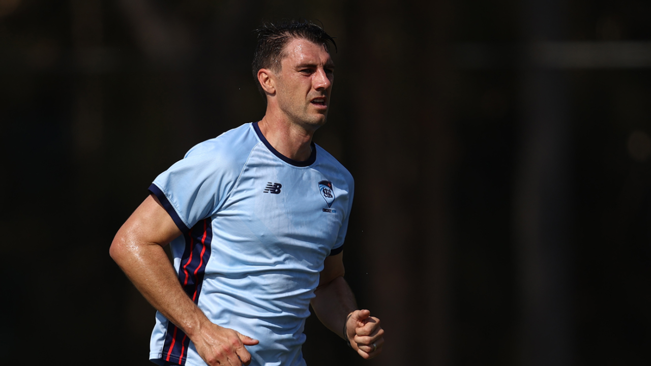 Ashes race: Pat Cummins goes through a running session, Cricket Central, Sydney, October 22, 2025