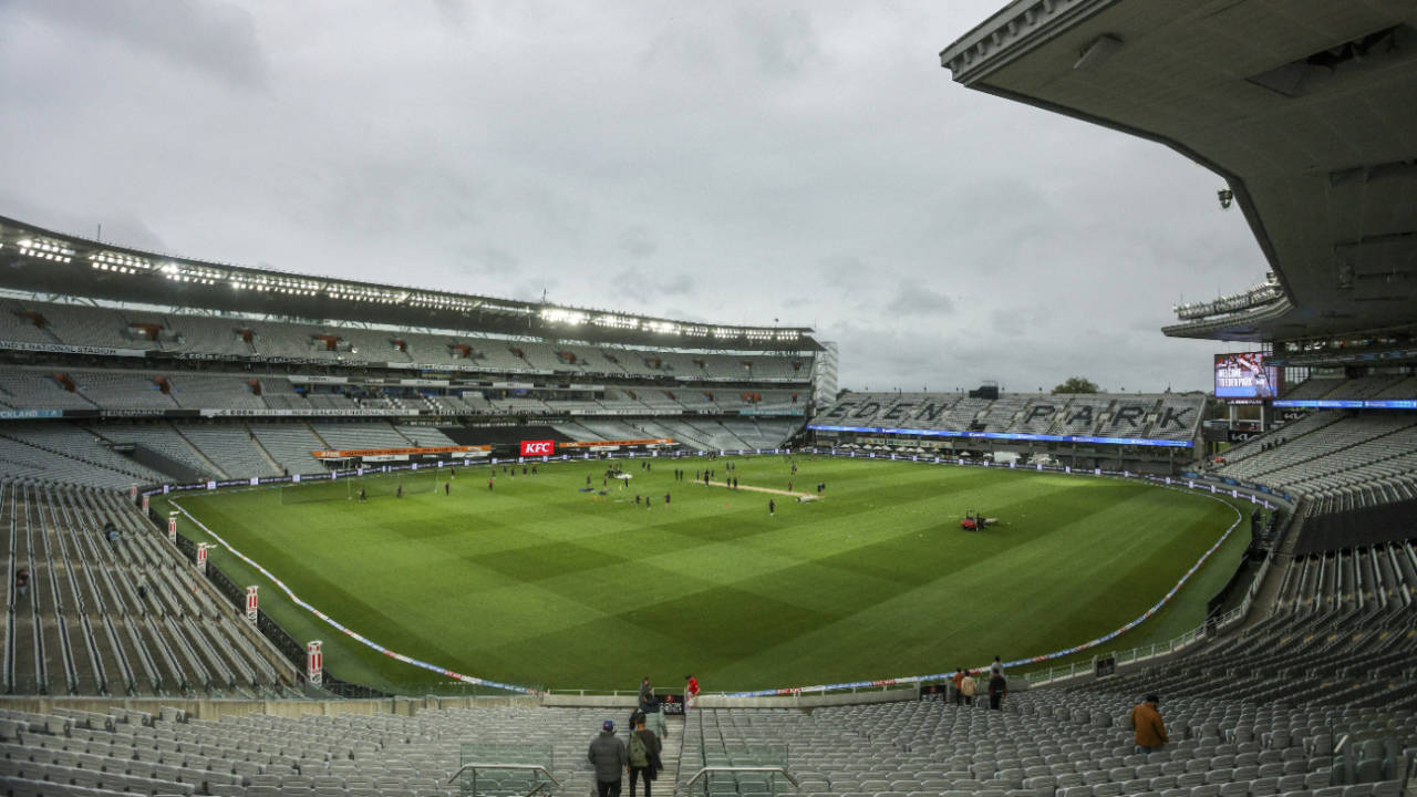 A general view of Eden Park, Auckland, New Zealand vs England, 3rd T20I, Auckland, October 23, 2025