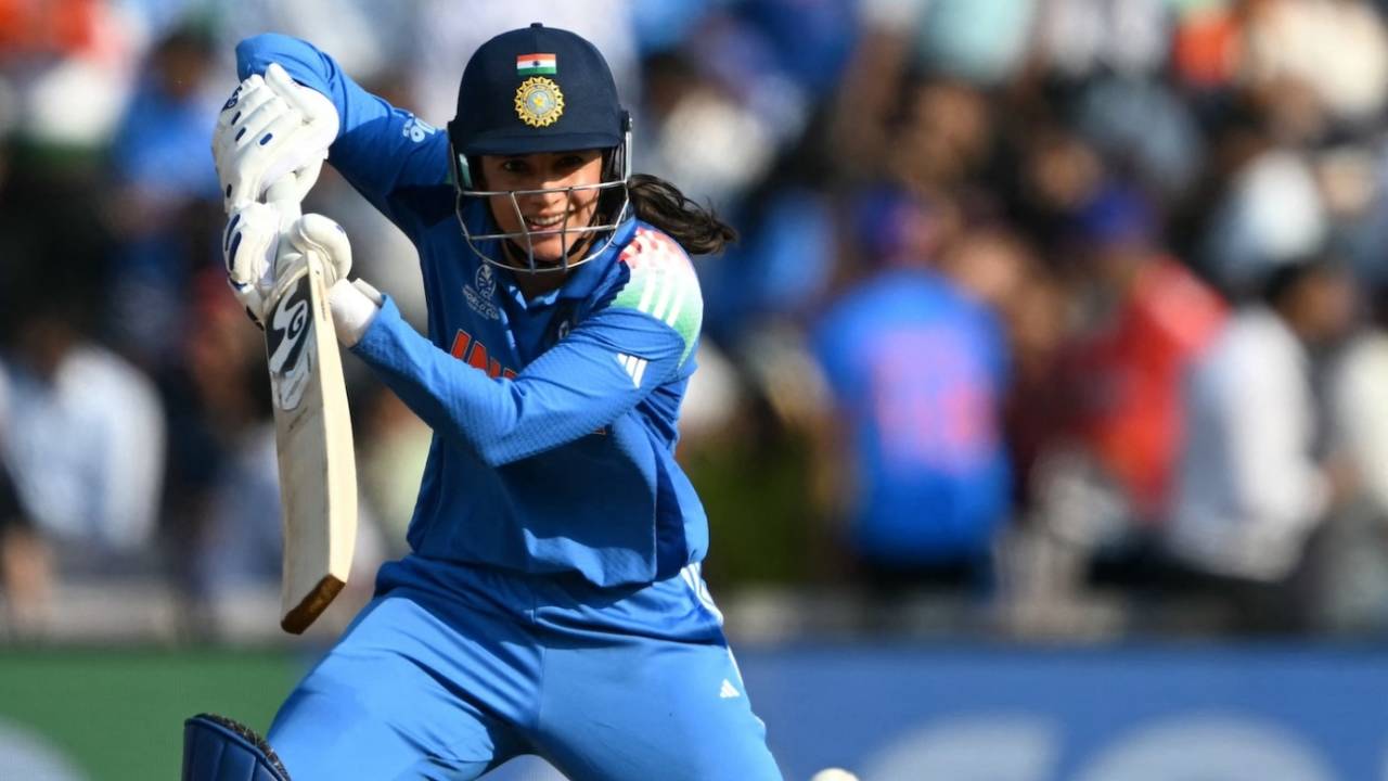 Smriti Mandhana was solid and steady again, India vs New Zealand, Women's ODI World Cup, Navi Mumbai, October 23, 2025