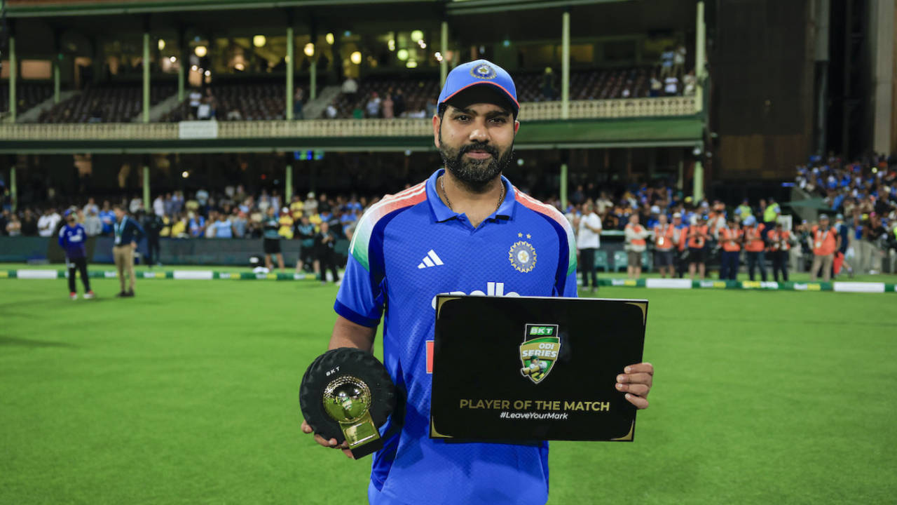 Tire? No way, Rohit Sharma still keen as ever to pick up awards, Australia vs India, 3rd ODI, Sydney, October 25, 2025