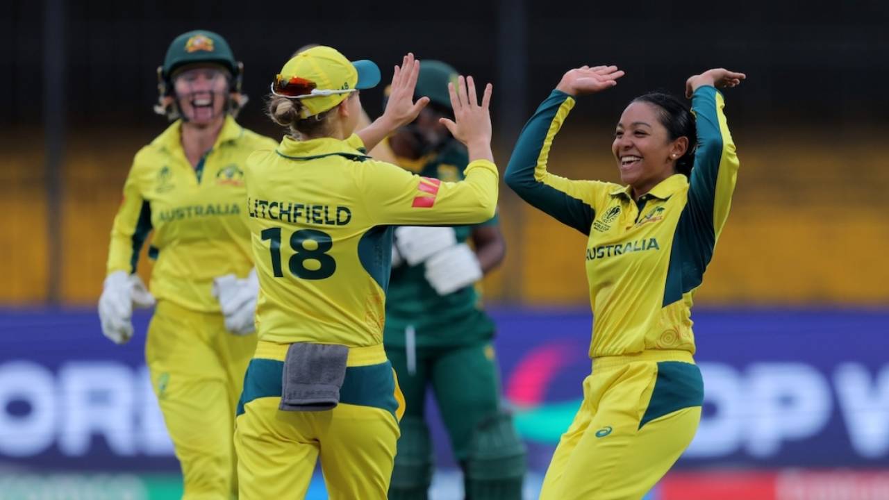 Alana King ran through South Africa, Australia vs South Africa, Women's World Cup 2025, Indore, October 25, 2025