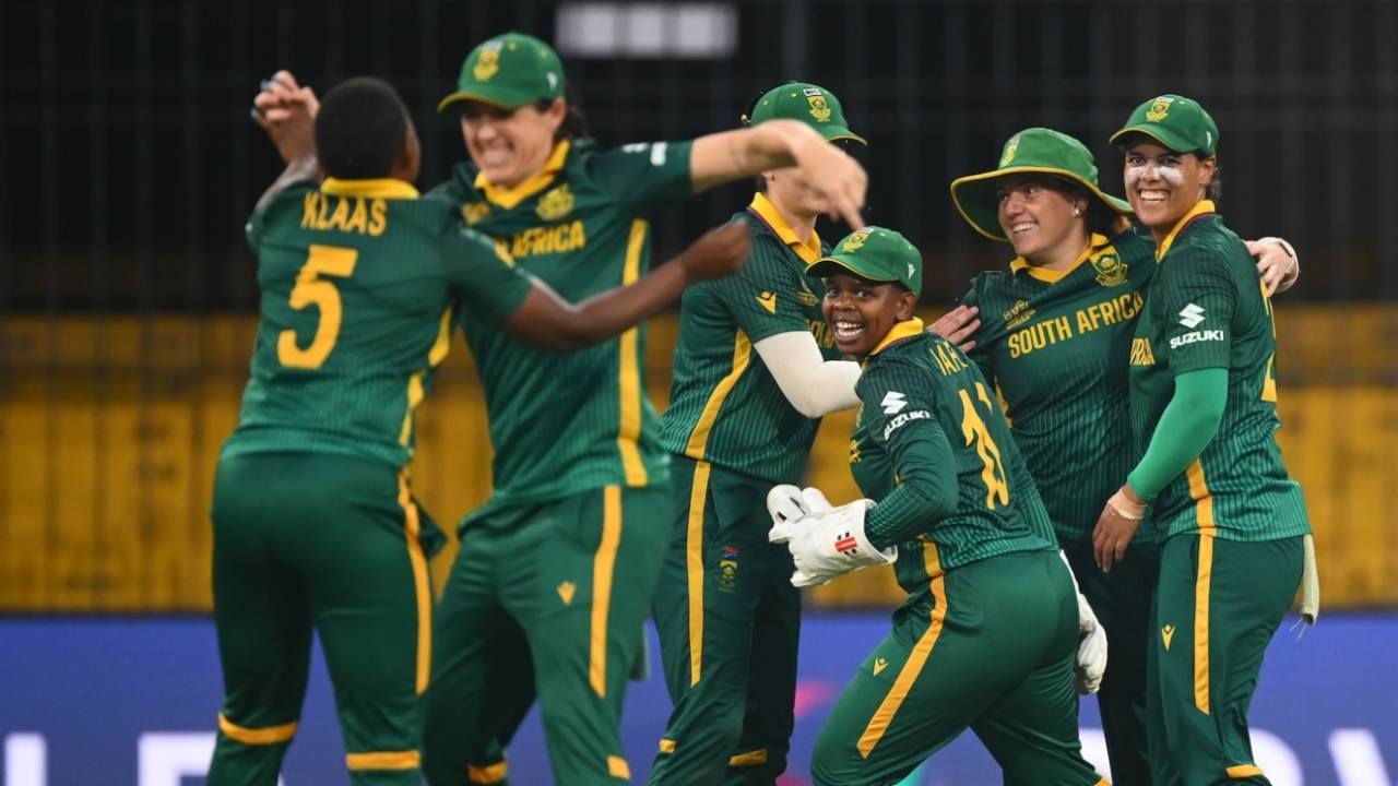 South Africa were ecstatic after removing Ellyse Perry cheaply, Australia vs South Africa, Women's World Cup 2025, Indore, October 25, 2025