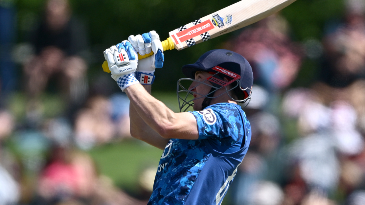 Harry Brook counterattacked amid the tumble of wickets, New Zealand vs England, 1st ODI, Mount Maunganui, October 26, 2025