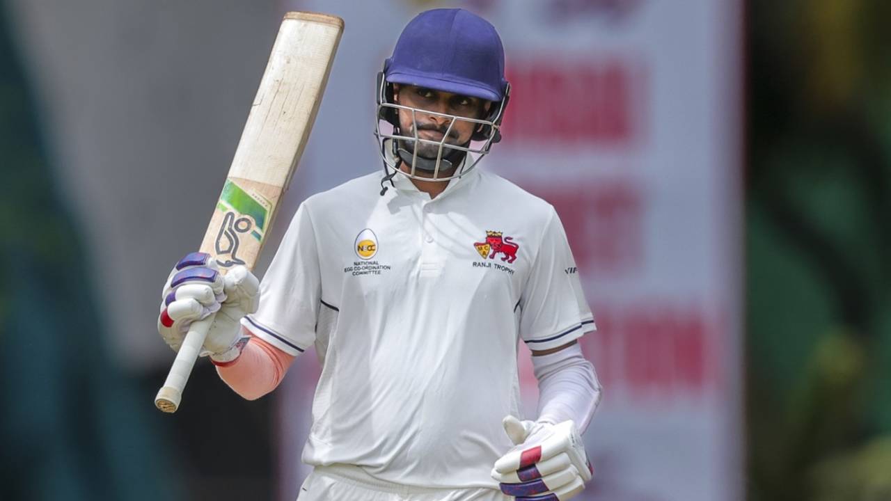 Akash Anand scored a gritty half-century, Mumbai vs Chhattisgarh, Ranji Trophy, Mumbai, October 26, 2025
