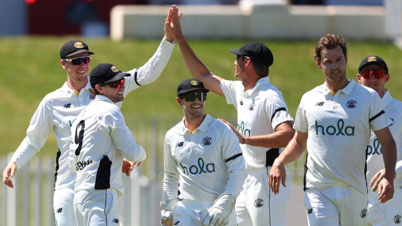 Cameron Green took two catches but won't bowl in the match, Western Australia vs South Australia, WACA Ground, Sheffield Shield, October 28, 2025 