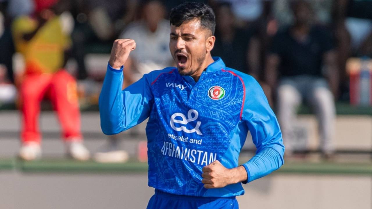 Mujeeb Ur Rahman bowled a deadly spell, Zimbabwe vs Afghanistan, 1st T20I, Harare, October 29, 2025