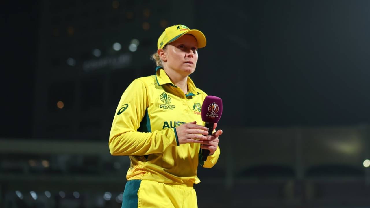 Alyssa Healy confirmed that this was her last ODI World Cup, India vs Australia, Women's World Cup semi-final, Navi Mumbai, October 30, 2025

