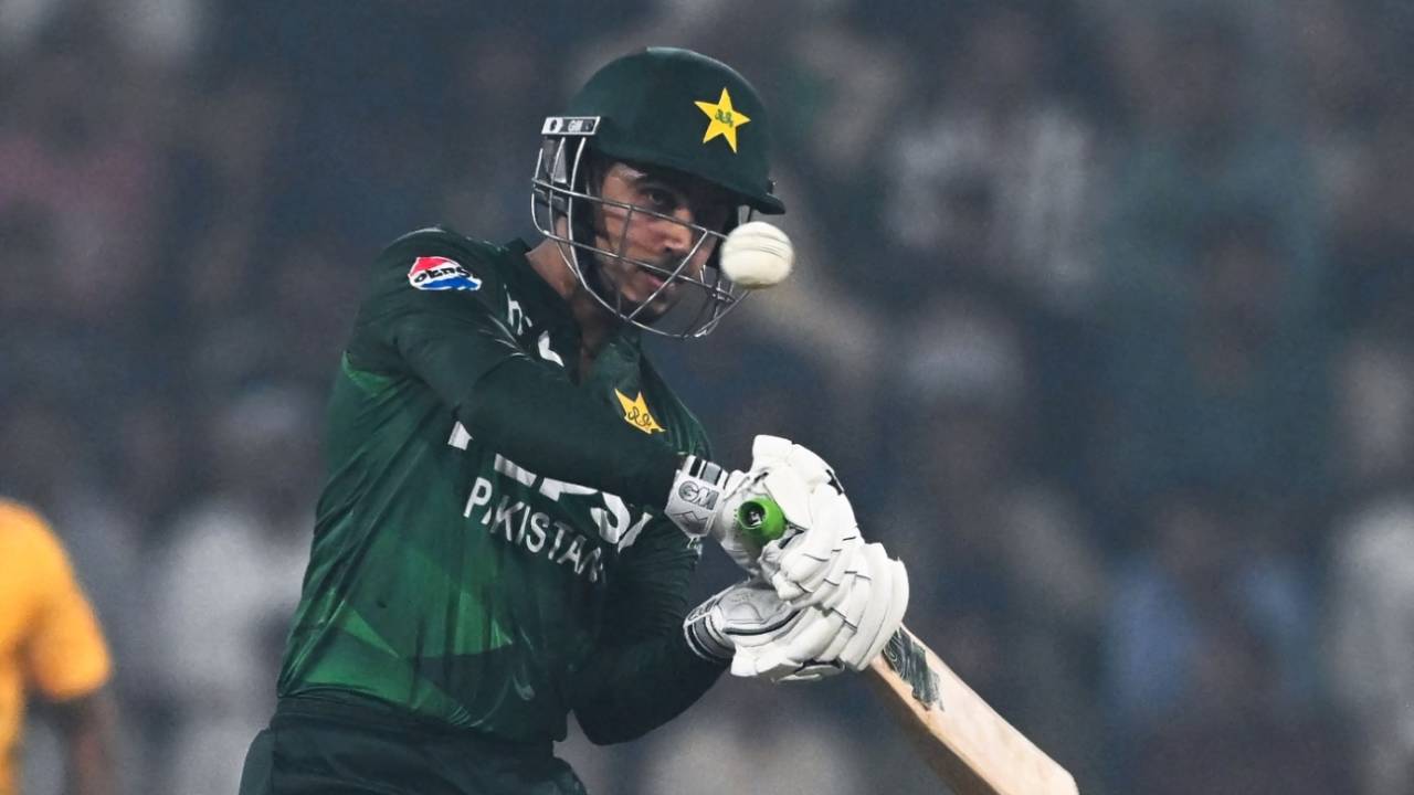 Saim Ayub rushed to a 29-ball half-century, Pakistan vs South Africa, 2nd T20I, Lahore, October 31, 2025