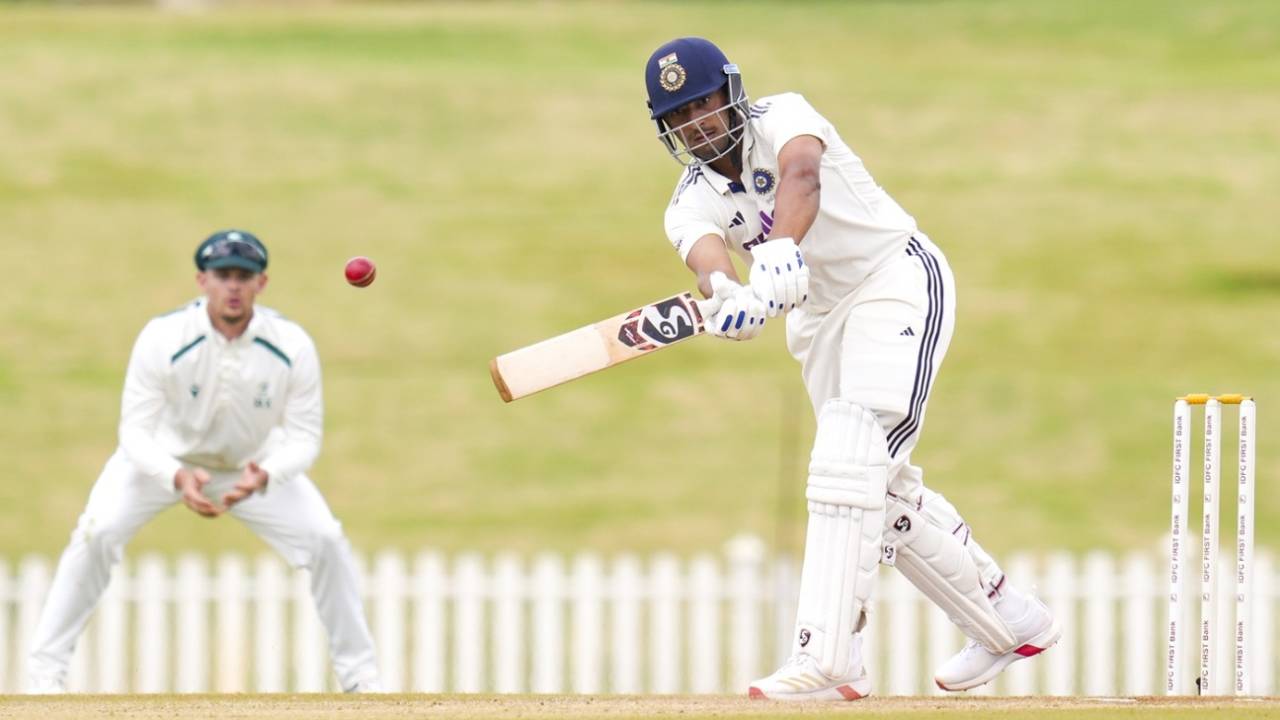 Anshul Kamboj made an unbeaten 37, India A vs South Africa A, 2nd unofficial Test, 4th day, Bengaluru, November 2, 2025