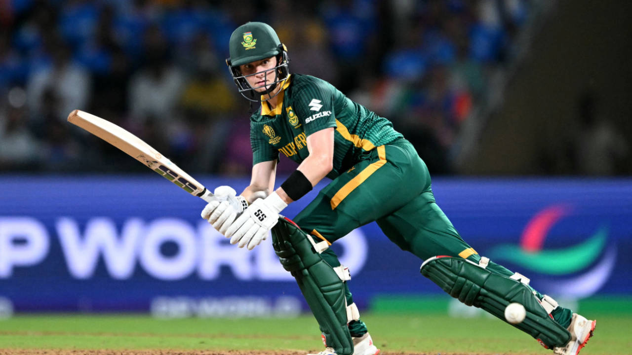 Laura Wolvaardt led from the front in the early half of the chase India vs South Africa, Women's World Cup final, Navi Mumbai, November 2, 2025