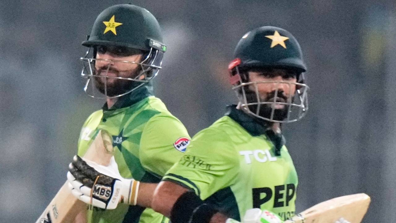 Salman Agha and Mohammad Rizwan added 91 together, Pakistan vs South Africa, 1st ODI, Faisalabad, November 4, 2025