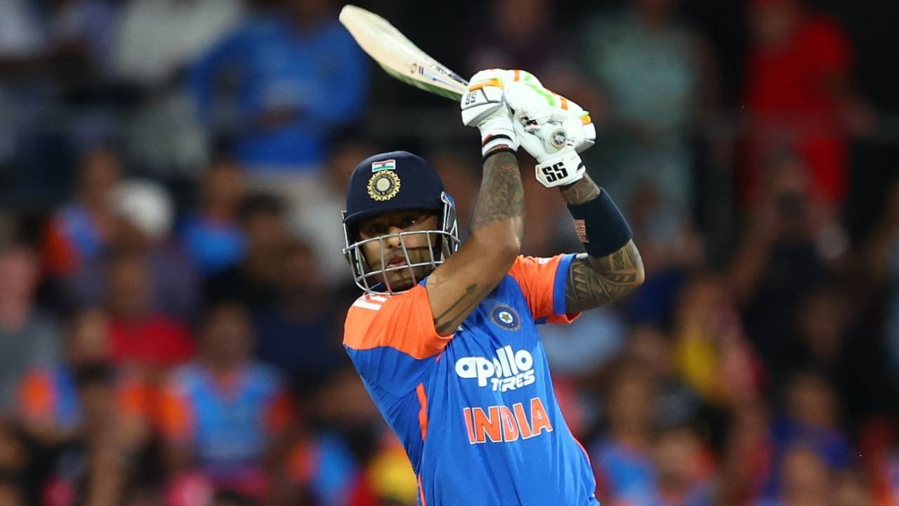 Suryakumar Yadav goes big, Australia vs India, 4th T20I, Gold Coast, November 6, 2025