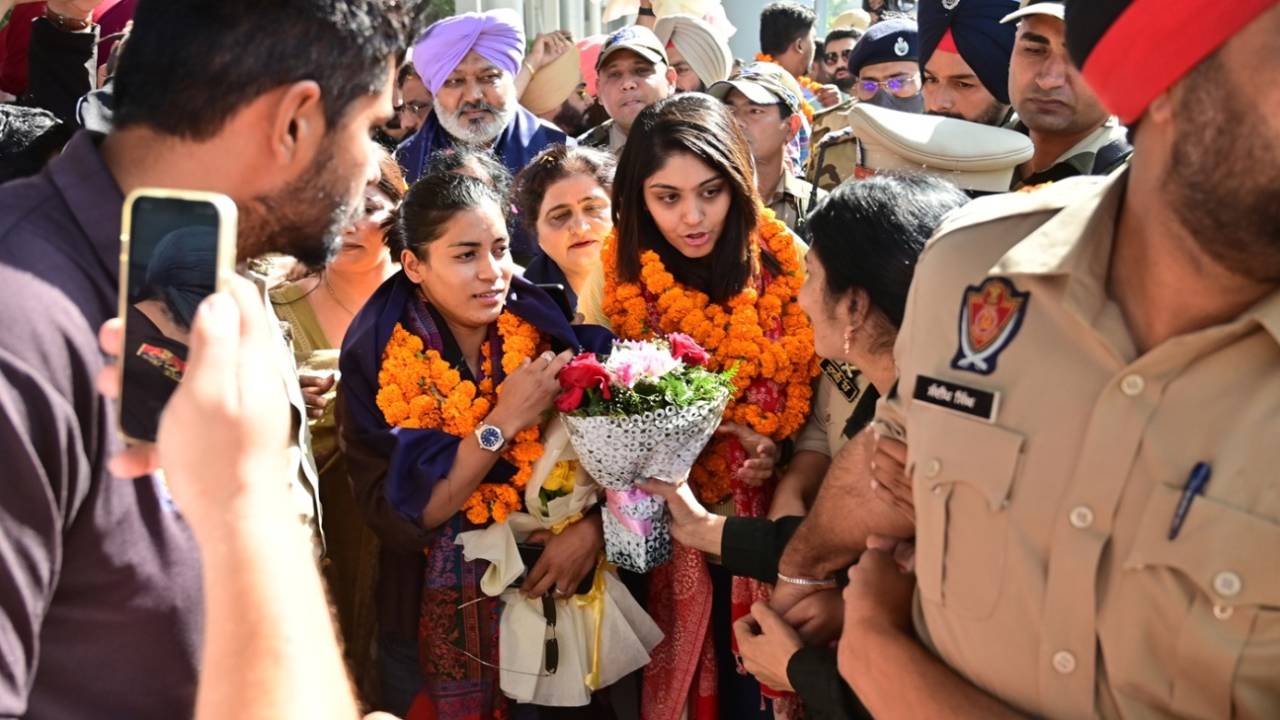 Harleen Deol and Amanjot Kaur are the toast of Mohali after winning the World Cup, Mohali, November 7, 2025