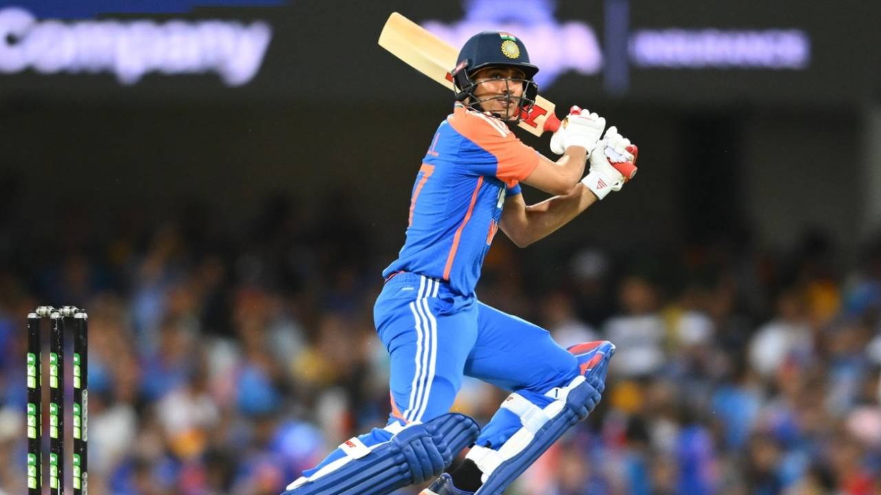 Shubman Gill gave India a rapid start, Australia vs India, 5th T20I, Brisbane, November 8, 2025