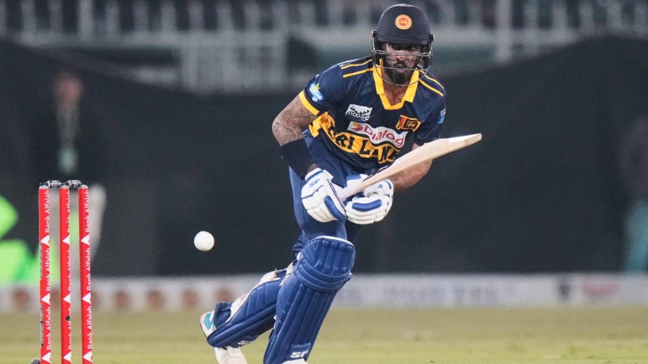 Kamil Mishara gave a good account of himself on debut, Pakistan vs Sri Lanka, 1st ODI, Rawalpindi, November 11, 2025