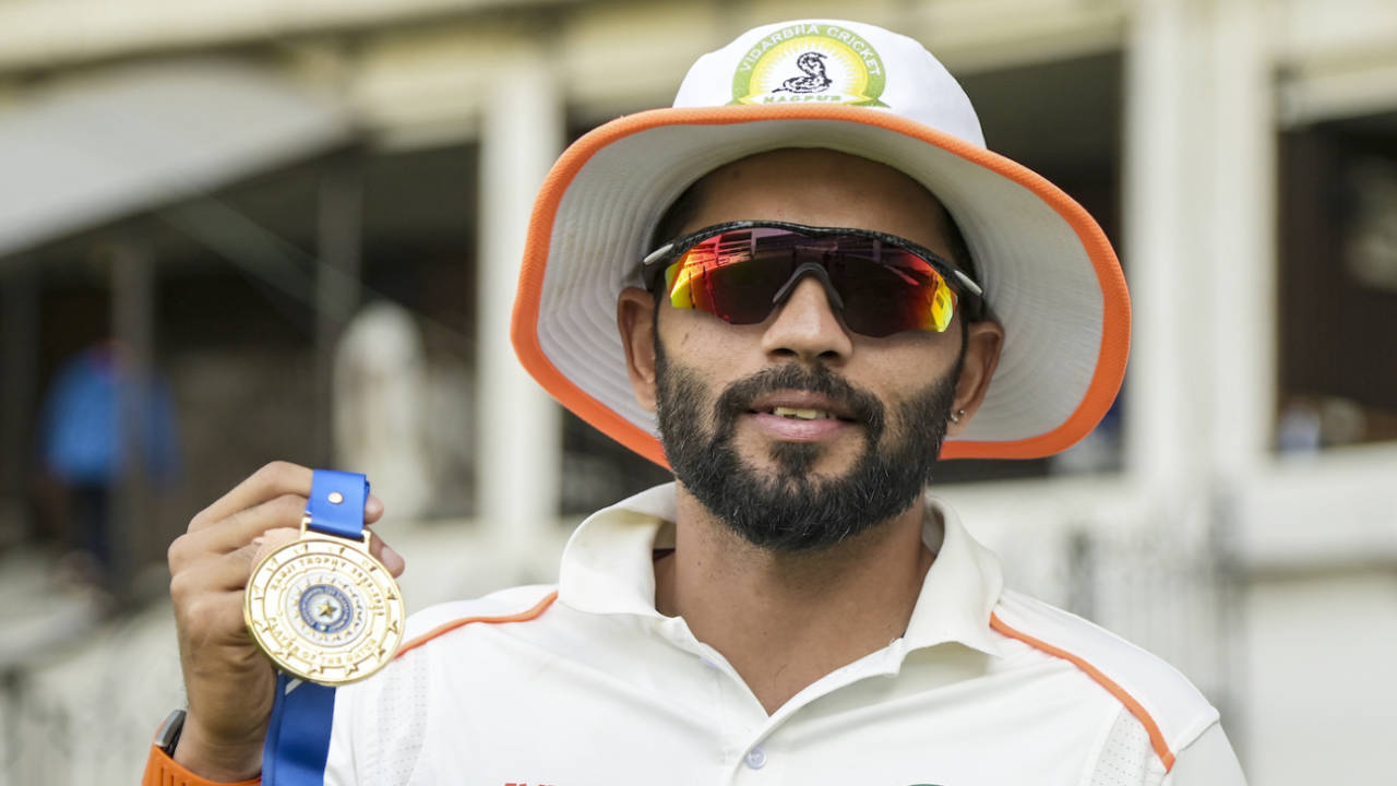 Dhruv Shorey won the player-of-the-match award after making 245 runs in the game, Vidarbha vs Odisha, 3rd Day, Nagpur, Ranji Trophy, November 10, 2025