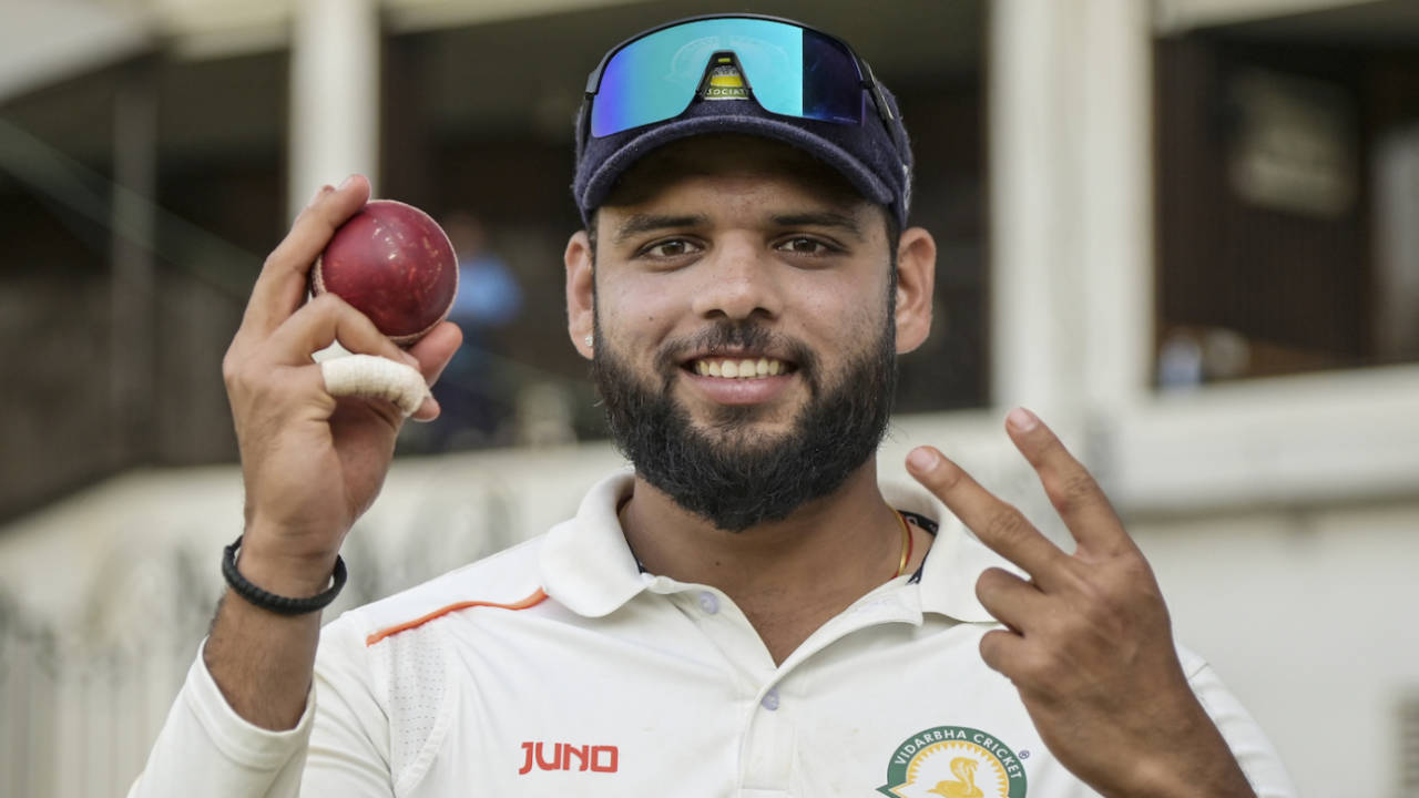 Parth Rekhade took eight wickets across both innings, Vidarbha vs Odisha, 3rd Day, Nagpur, Ranji Trophy, November 10, 2025