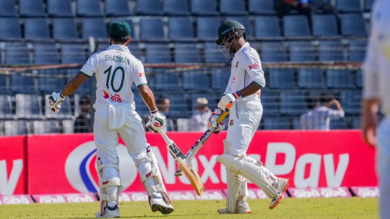 Shadman Islam and Mahmudul Hasan Joy put on a big stand, Bangladesh vs Ireland, 2nd day, 1st Test, Sylhet, November 12, 2025