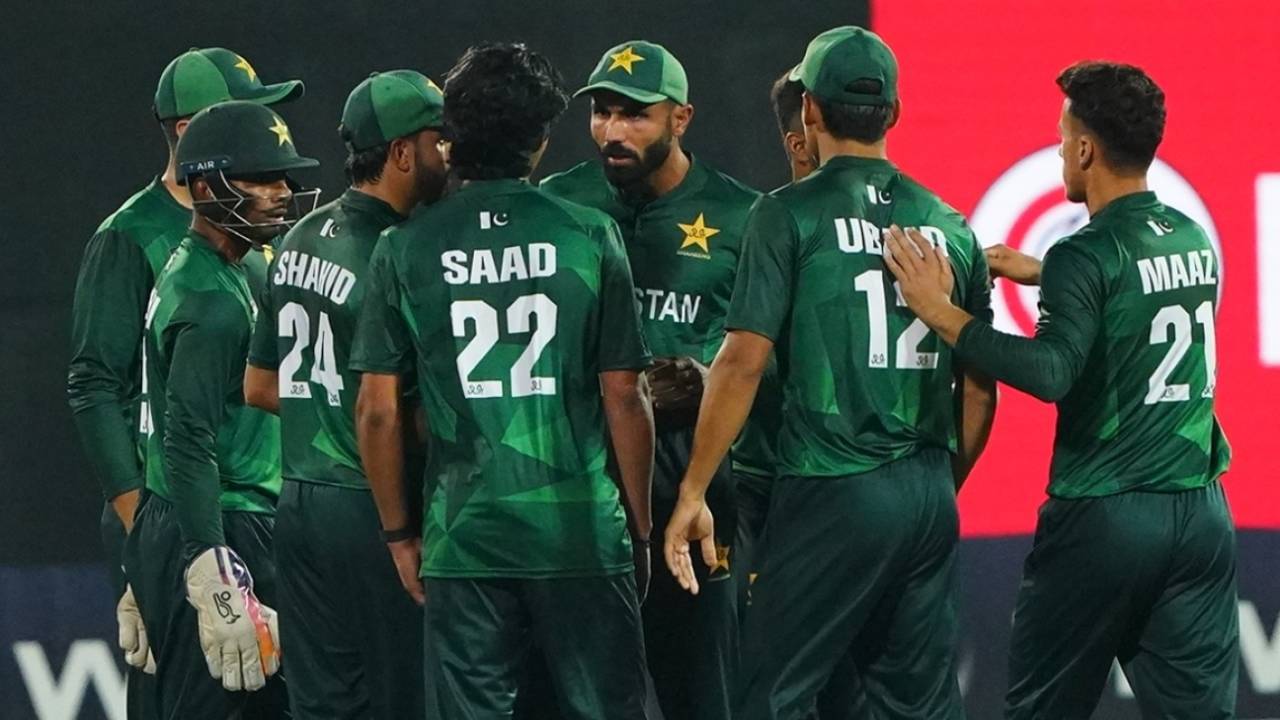 The Irfan Khan-led Pakistan A struck regularly in the second half, India A vs Pakistan A, Rising Stars T20 Asia Cup, Doha, November 16, 2025