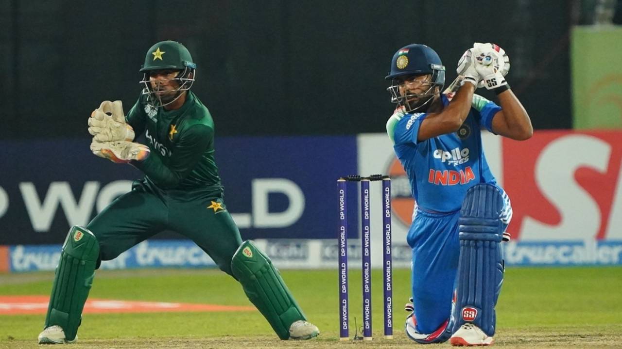 Naman Dhir played an attacking knock, India A vs Pakistan A, Rising Stars T20 Asia Cup, Doha, November 16, 2025