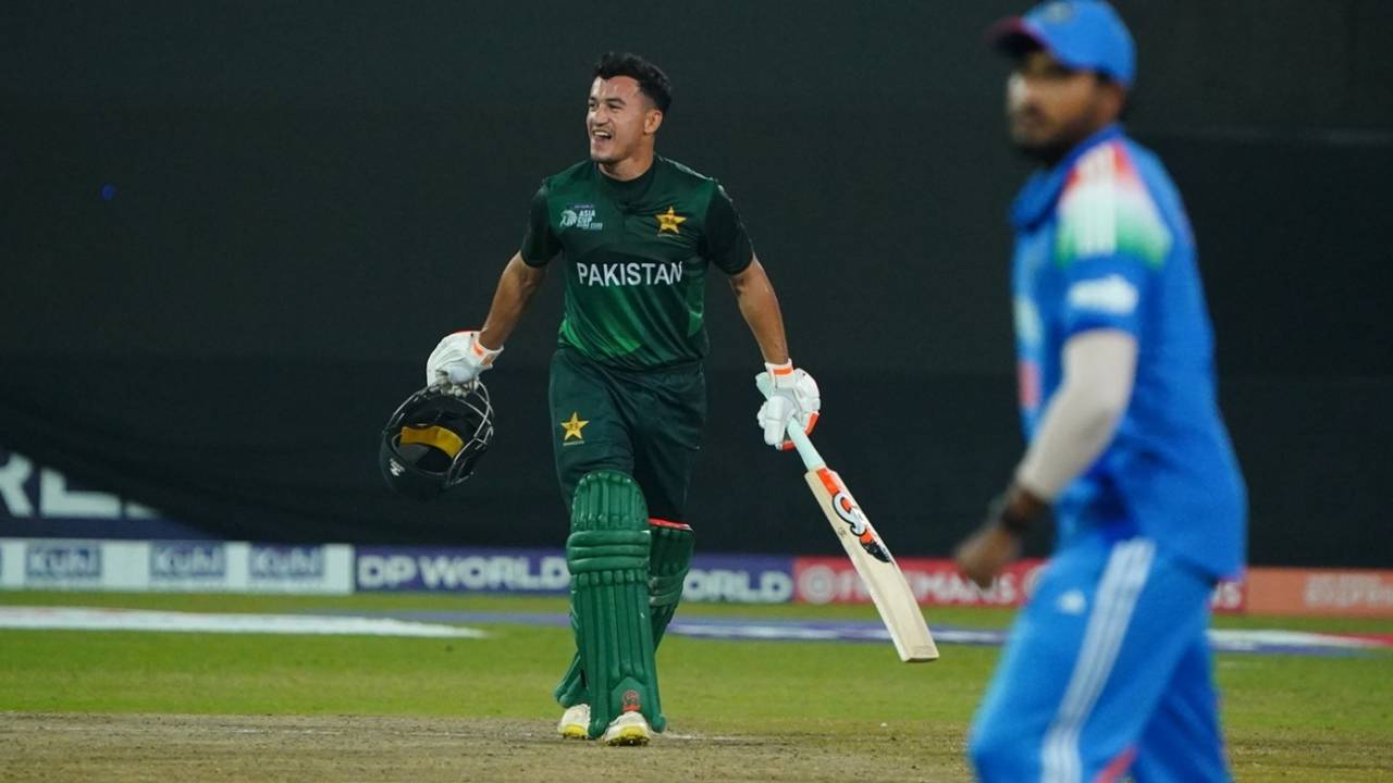 Maaz Sadaqat finished 79 not out off just 47 balls, India A vs Pakistan A, Rising Stars T20 Asia Cup, Doha, November 16, 2025