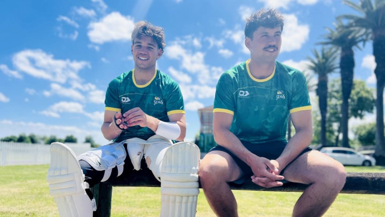 Taylor Bettelheim (left) and Oscar Mabin (right) earned their maiden call-up for Central Districts, November 17, 2025