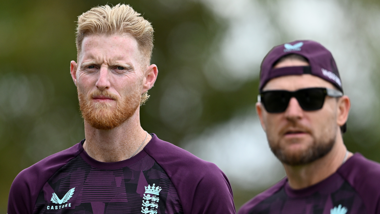 Ben Stokes and Brendon McCullum watch on as England start their final preparations, Optus Stadium, November 18, 2025