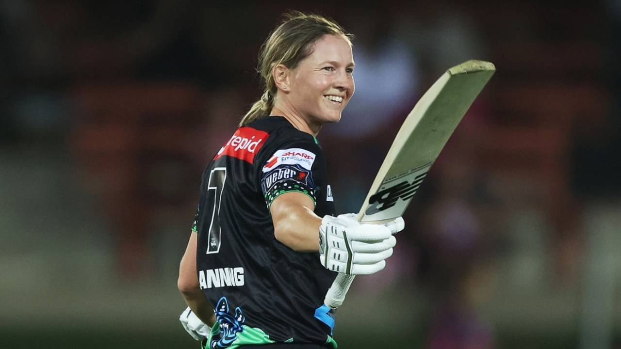 Meg Lanning made 135 off 74 balls, Sydney Sixers vs Melbourne Stars, Women's Big Bash League, Sydney, November 20, 2025