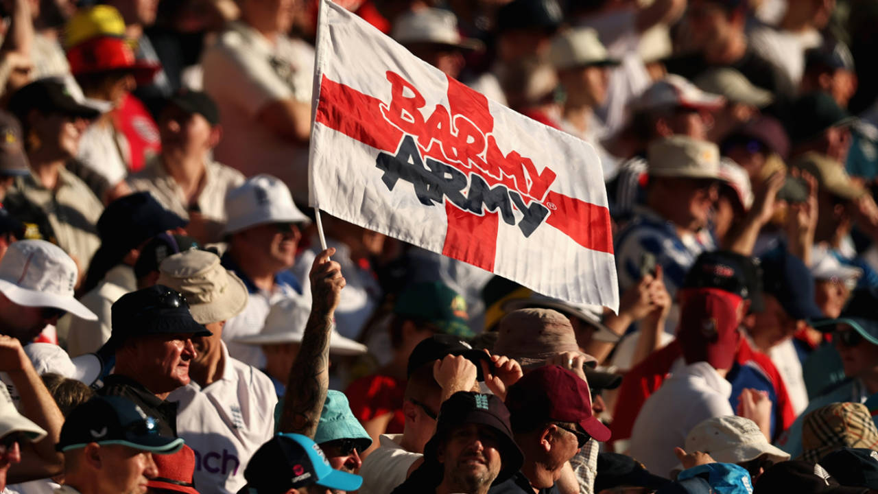 The Barmy Army made their presence felt, Australia vs England, 1st Test, The Ashes, Perth Stadium, November 21, 2025