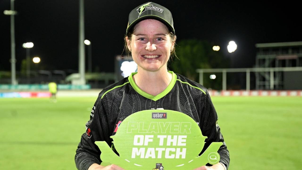Tahlia Wilson powered Sydney Thunder to 200, Brisbane Heat vs Sydney Thunder, WBBL 2025-26, Brisbane, November 21, 2025