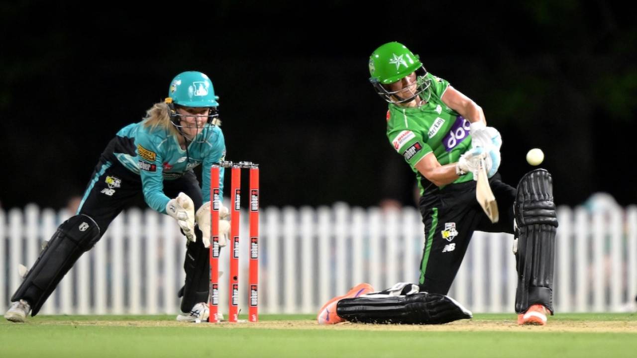 Marizanne Kapp blasted five sixes in her match-winning knock, Brisbane Heat vs Melbourne Stars, WBBL 2025-26, Brisbane, November 23, 2025