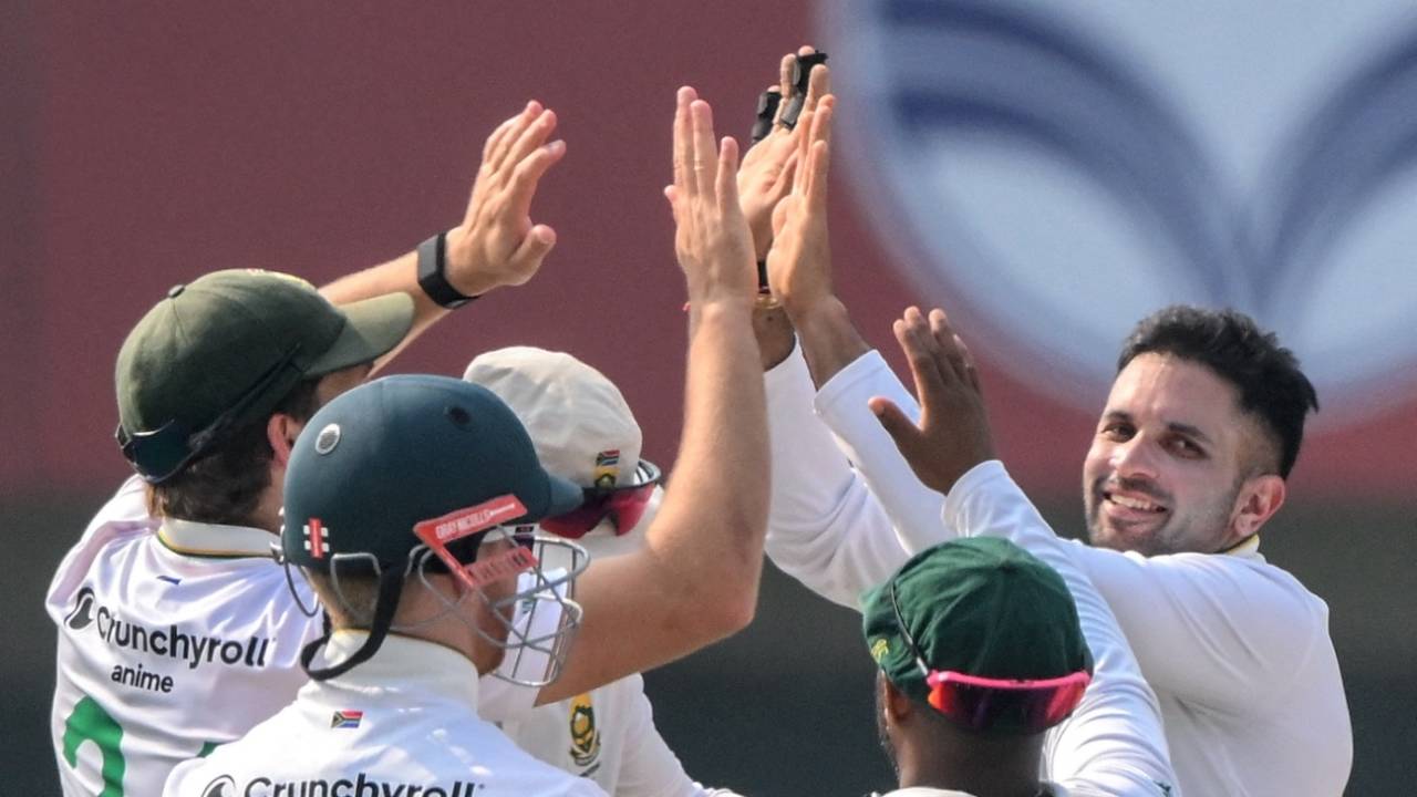 Keshav Maharaj picked up the first wicket, India vs South Africa, 2nd Test, Guwahati, 3rd day, November 24, 2025