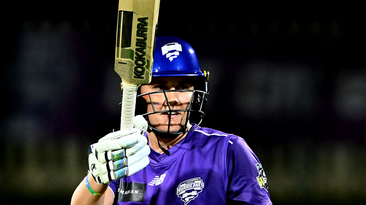 Nat Sciver-Brunt's 81 off 48 balls led a record chase, Hobart Hurricanes vs Perth Scorchers, WBBL, Hobart, November 29, 2025