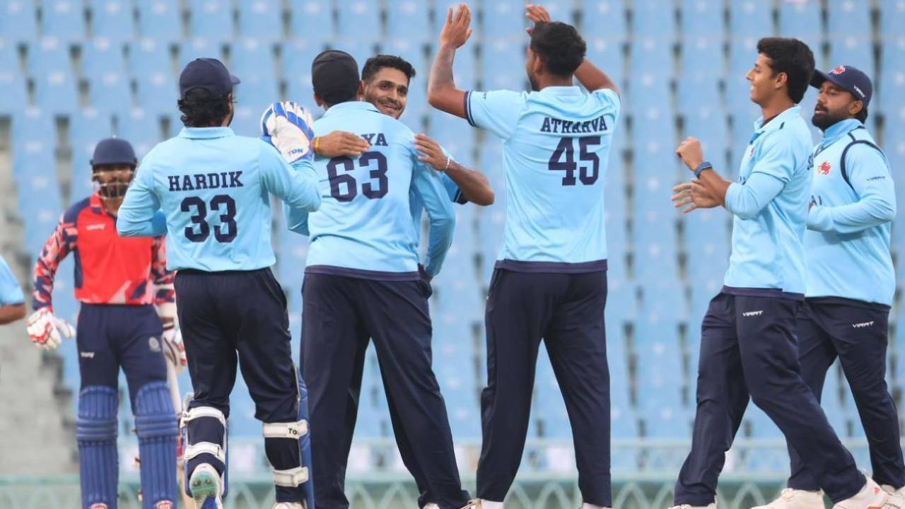 Tushar Deshpande led Mumbai's attack, Andhra vs Mumbai, Syed Mushtaq Ali Trophy, Lucknow, November 30, 2025