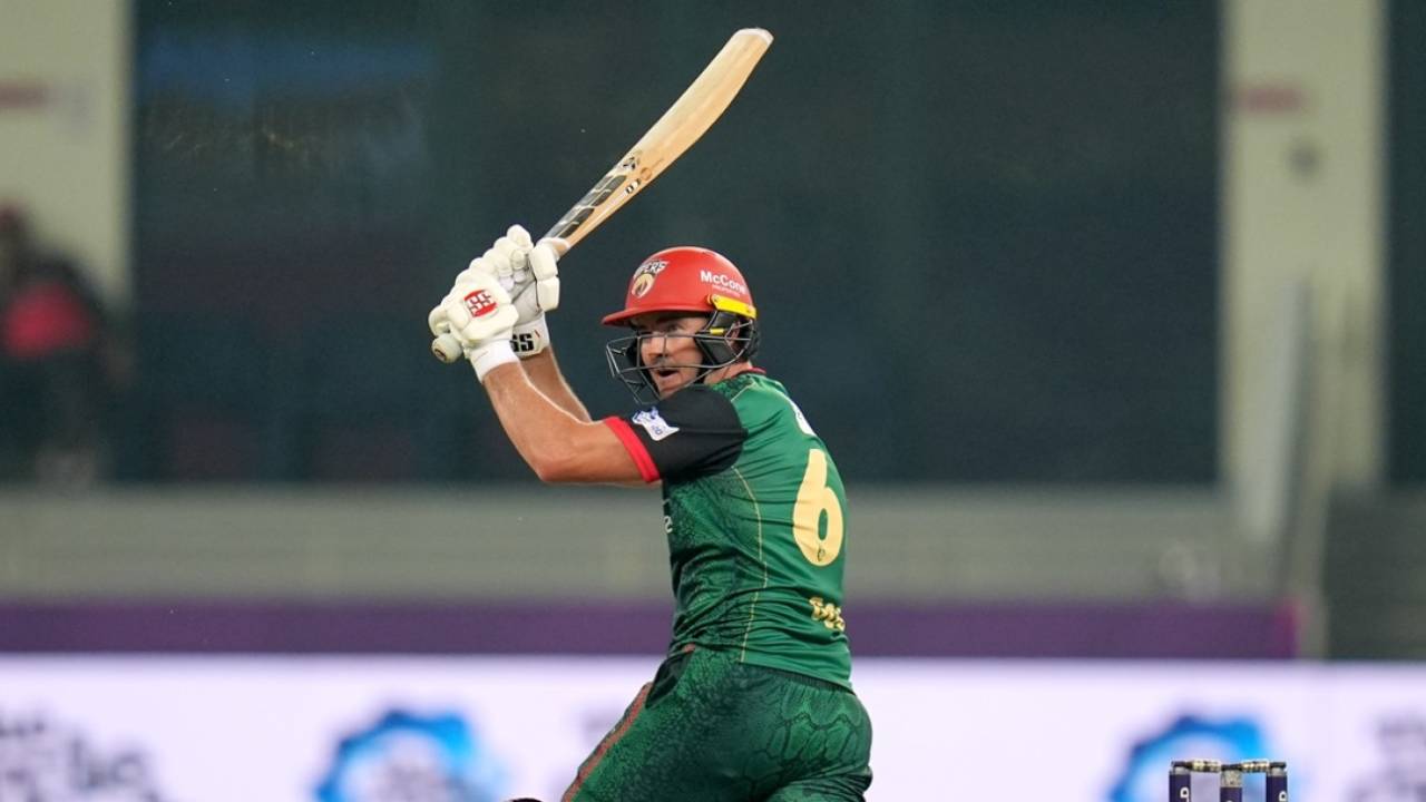 Andries Gous made a quickfire 58, Dubai Capitals vs Desert Vipers, ILT20 2025-26, Dubai, December 2, 2025