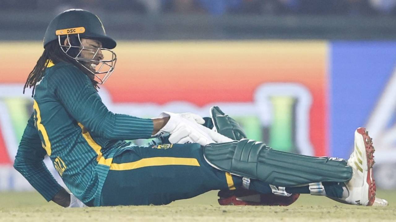 Tony de Zorzi retired hurt on 17, India vs South Africa, 2nd ODI, Raipur, December 3, 2025