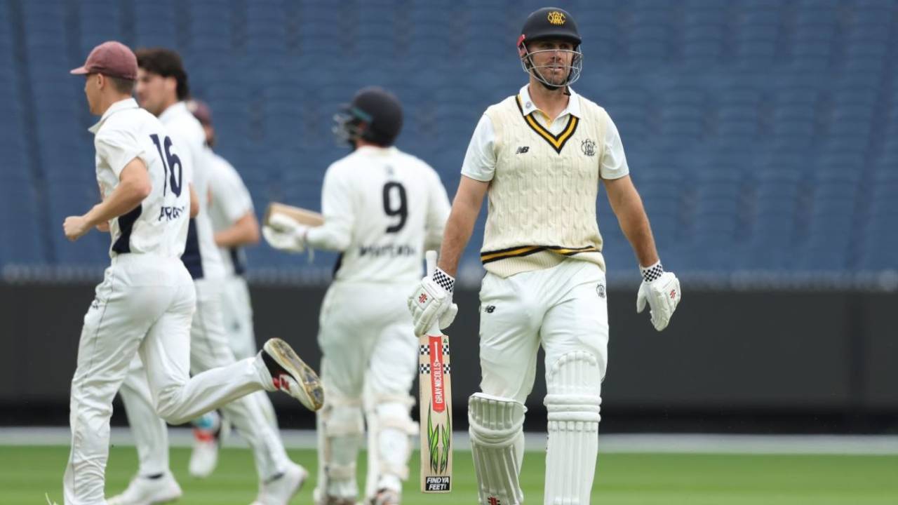 Mitchell Marsh fell cheaply again, Victoria vs Western Australia, Sheffield Shield, MCG, December 4, 2025