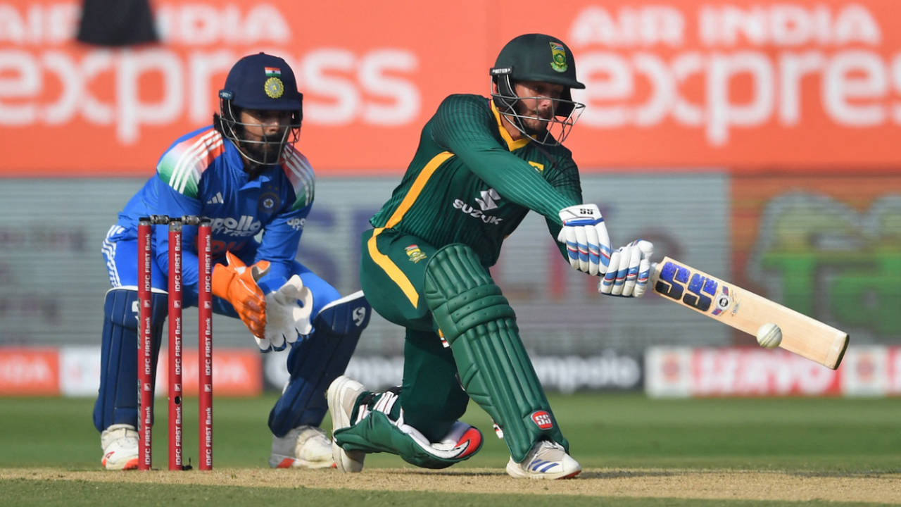 Sixty-eight of Quinton de Kock's 106 runs came in boundaries, India vs South Africa, 3rd ODI, Visakhapatnam, December 6, 2025