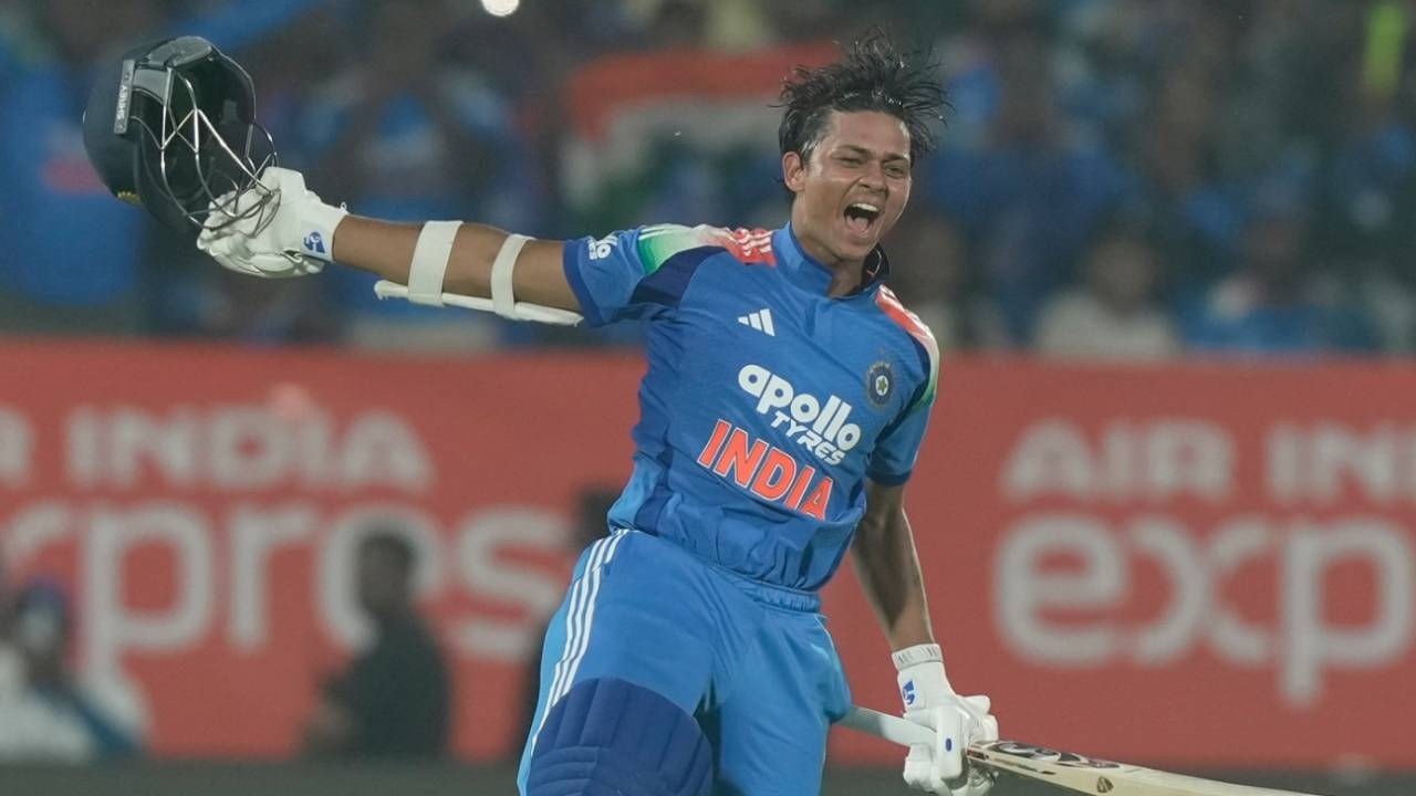 Yashasvi Jaiswal brought up his maiden ODI century, India vs South Africa, 3rd ODI, Visakhapatnam, December 6, 2025