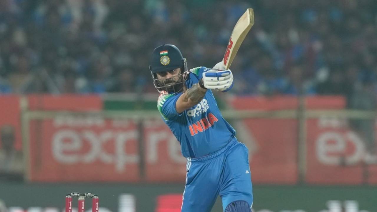 Virat Kohli struck a belligerent 45-ball 65*, India vs South Africa, 3rd ODI, Visakhapatnam, December 6, 2025