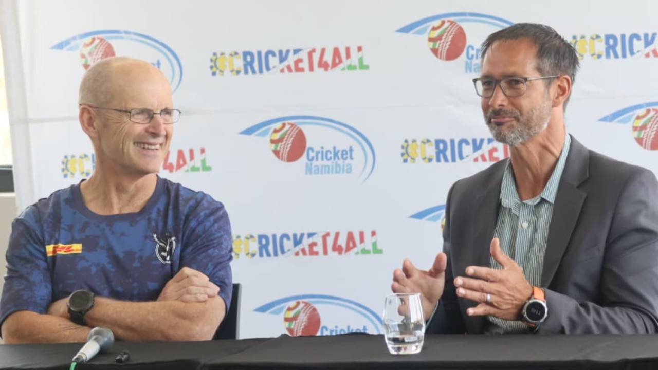 Gary Kirsten is unveiled as a consultant to Namibia's men's national teams, Windhoek, December 6, 2025