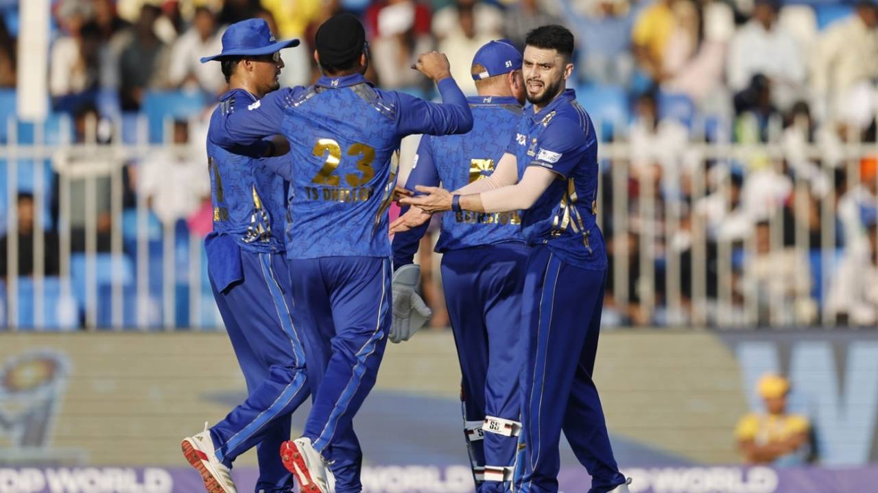 Naveen-ul-Haq made early inroads for MI Emirates, Sharjah Warriorz vs MI Emirates, ILT20 2025-26, Sharjah, December 7, 2025