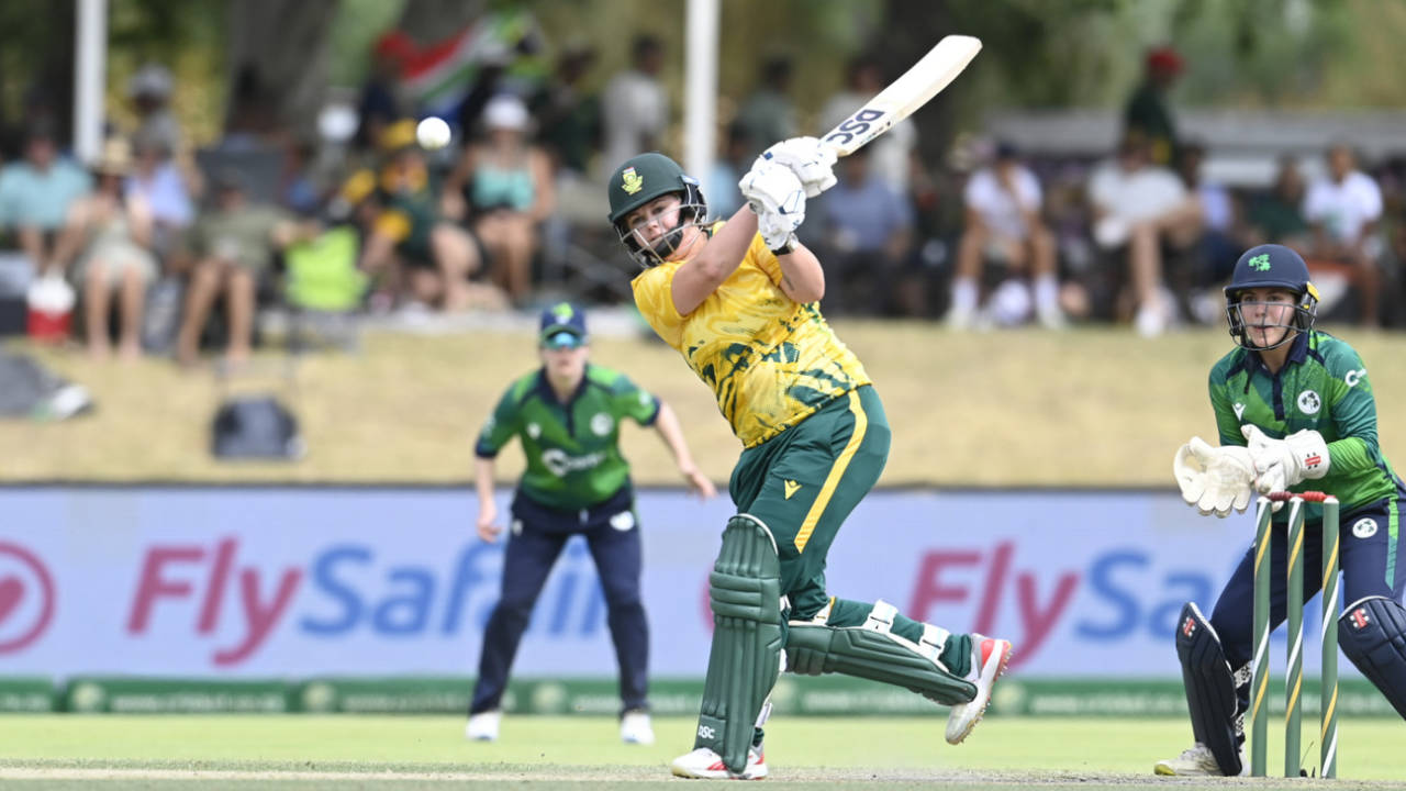 Dane van Niekerk scored a 19-ball 41, South Africa vs Ireland, 2nd T20I, Paarl, December 7, 2025