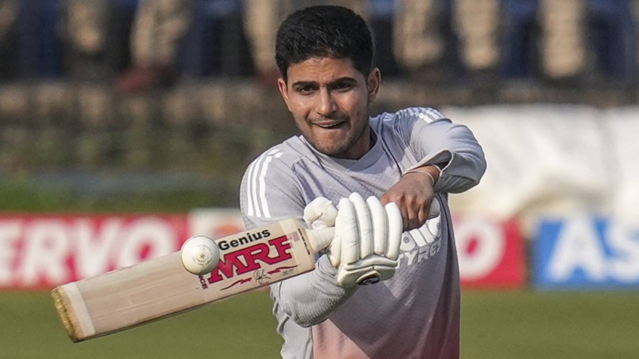 Shubman Gill at a training session, Cuttack, December 8, 2025