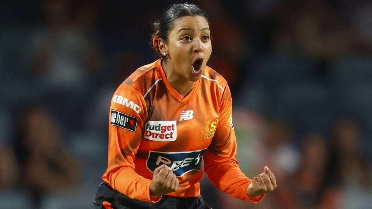 Alana King removed Amy Jones, Perth Scorchers vs Melbourne Stars, WBBL, Knockout, Perth, December 9, 2025