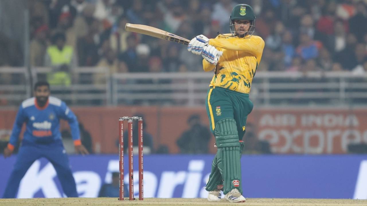 Quinton de Kock's 90 from 46 deliveries lay the foundation, India vs South Africa, 2nd T20I, New Chandigarh, December 11, 2025