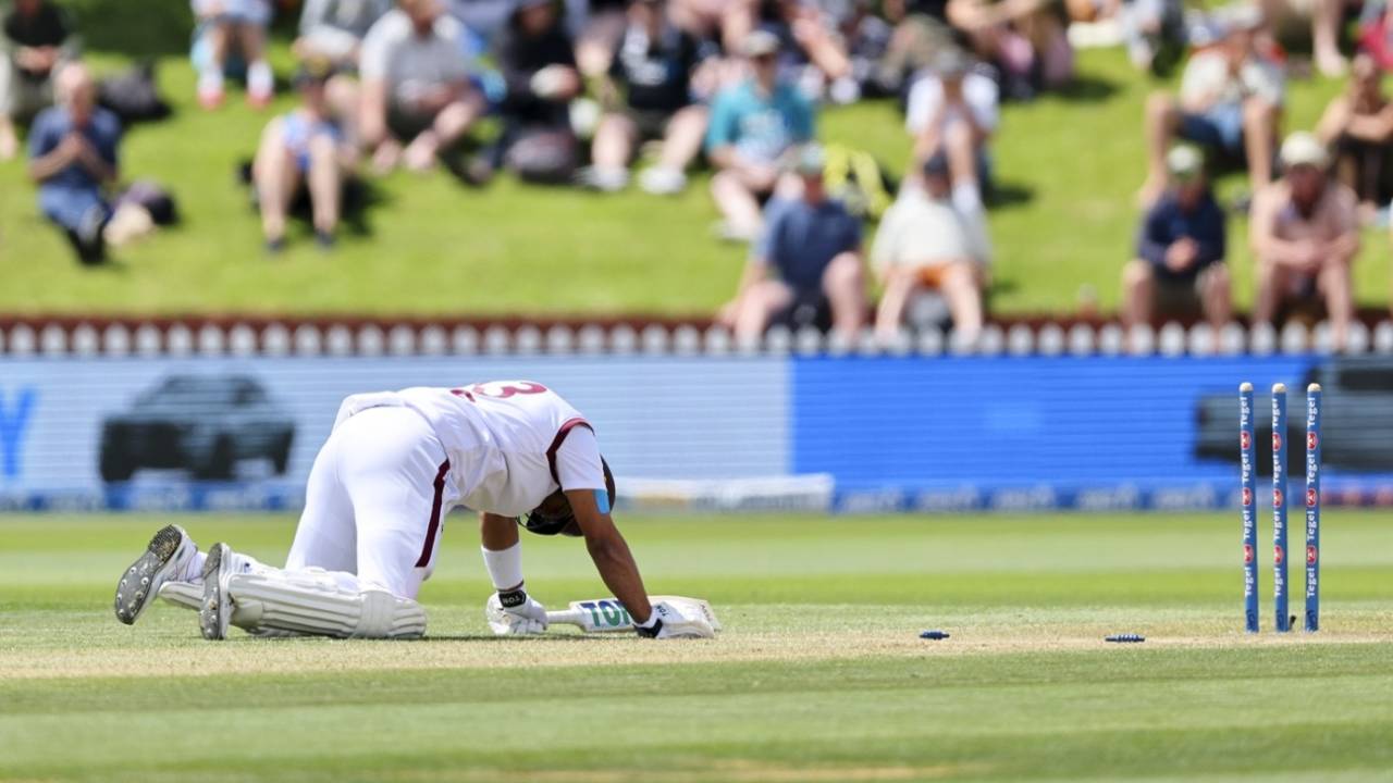 Brandon King was run-out, New Zealand vs West Indies, 2nd Test, Wellington, 3rd day, December 12, 2025